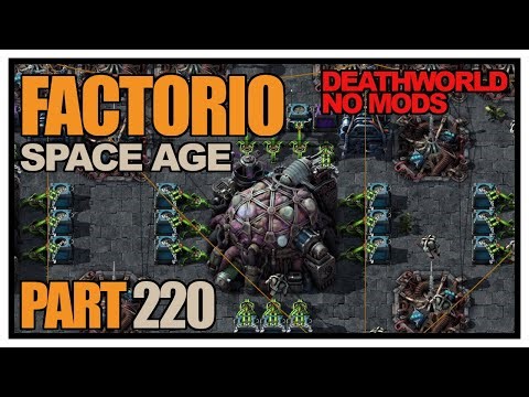 Bot based science lab build - Factorio Space Age (Deathworld, no mods) Ep 220