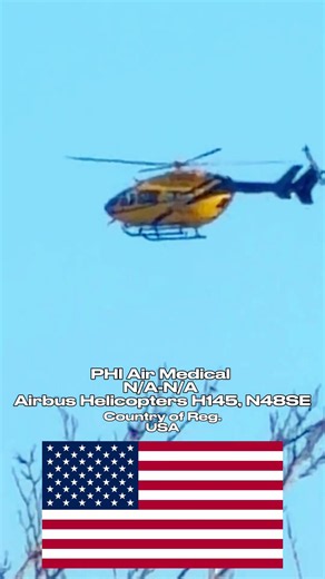 PHI Air Medical N/A-N/A Airbus Helicopters H145, N48SE 🇺🇸
