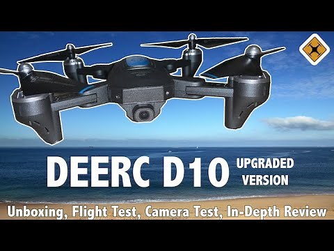 Deerc D10 Drone Review | Rated in 20 Categories | Upgraded Version | Flight, Camera, Unboxing