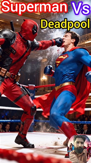 Superman vs Deadpool boxing 🥊 fight Spiderman take revenge #Shorts #story #viral #trending #ai #dc
