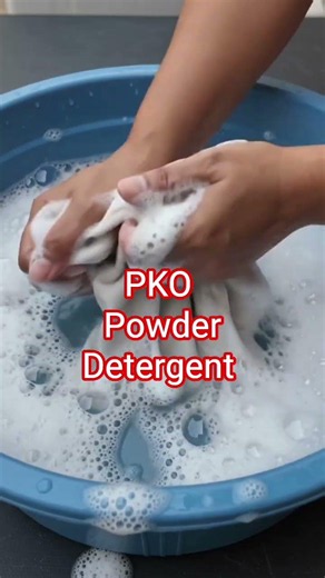 How to make powder detergent with PKO