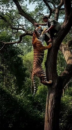 Tiger in the Treeline — Wild Encounter Moment