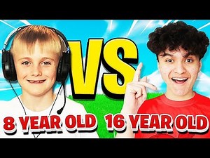 16 YEAR OLD vs 8 YEAR OLD (Fortnite 1v1)