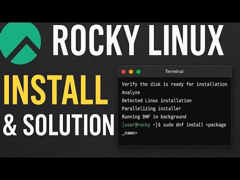 Rocky linux: install and solution for app or packages
