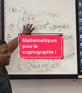 Mathématiques pour la cryptographie ! #mathematics #doctor #computer