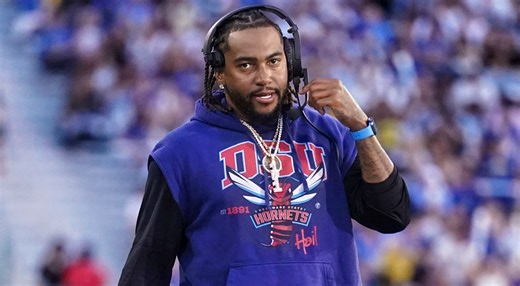 "You Can't Do That Man" - Delaware State HC DeSean Jackson Rips Officials Who Ejected His QB For The Most Ridiculous Reason [VIDEO]