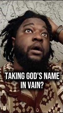The Real Meaning of Taking the Lord's Name in Vain...