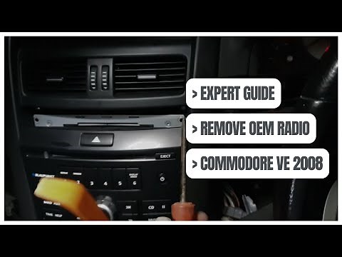 Expert Guide: How to radio factory remove HOLDEN COMMODORE VE SERIES 1 2008 (2006-2011)