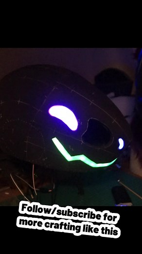 Adding Lights to Foam Protogen Heads Tutorial