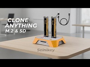 Clone ANY Drive Without a PC! (NVMe, SATA & SD Card Dock) | Seinikay