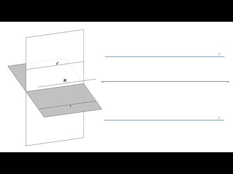 Line parallel to the ground line in a dihedral system