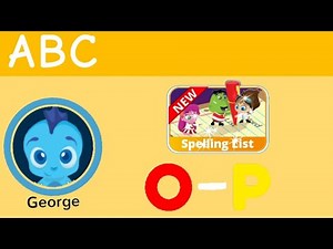 Wonster Words George's Lesson Plan Practice Custom Spelling List LETTERS — Walkthrough Letters O-P