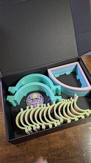 81K views · 276 reactions | Pack an order with me 殺 This one has all mold housings, but the colors are so cute! . . . . #dice #dnd #ttrpg #dicemaking #artisandice #handmadedice | Cassiopeia Dice | Facebook