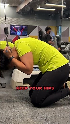 How to: Abdominal Cable Crunch