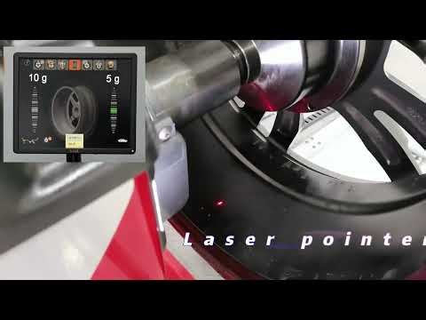 Wheel balancer - autolocate unbalanced point