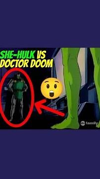 She Hulk vs Doctor Doom | Incredible Hulk Animated Series Easter egg