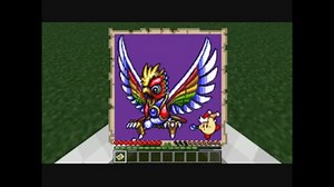 【Minecraft】地図いっぱいにドット絵を描いてみた　その２。