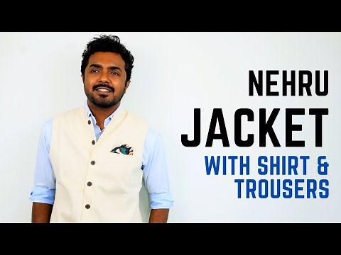NEHRU JACKET with Shirt and Trousers | How to Style Nehru Jacket differently