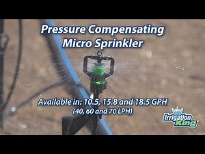 IrrigationKing Pressure Compensating Micro-Sprinklers