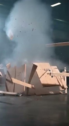 Wooden Crate Explosion