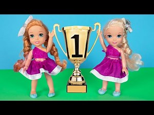 Cheerleading Victory! Elsie and Annie team Team Win 1st Place