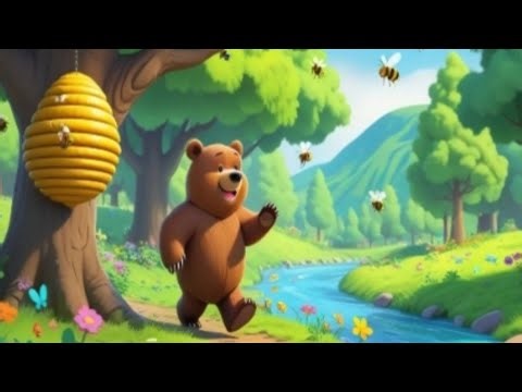 He Wanted the Honey… The Bees Had a Lesson 🐻🍯 | A Short Kids Story