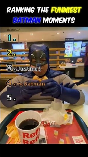 Ranking The Funniest BATMAN Moments! #ranking #funny #memes