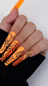 31 reactions | Red Rock is such a stunning bright orange shade! Our gel liners are perfect for creating any nail art you can dream up! Colors Used: Red Rock 79 Black Gel Liner Matte Top Coat #PLANails  #PLApro #parislashacademy #orangenails #lineart | PLA Nails | Facebook