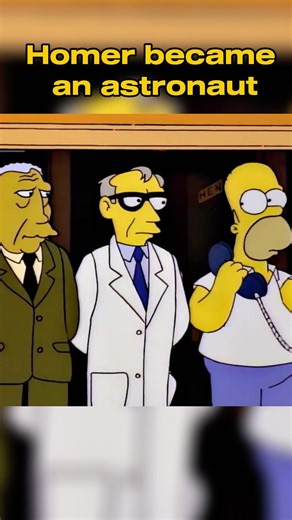 Homer became an astronaut