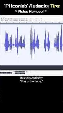 Audacity Quick Tip: How to Use Noise Reduction #Audacity #NoiseReduction #RemoveNoise #NoiseRemoval