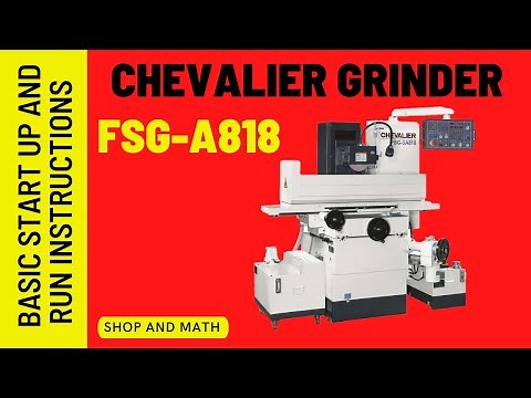 surface grinder control panel