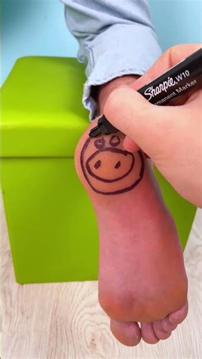 🎨 Magical Art on Our Feet? Let’s Play Along! ✨