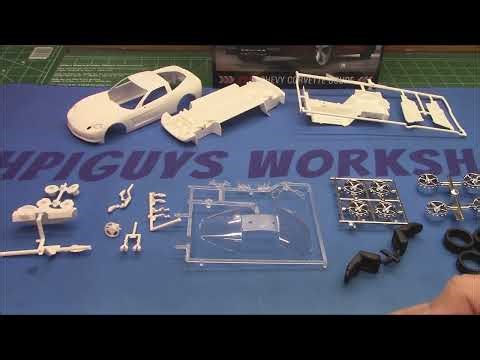 Custom Corvette C6 CSR Racing 1/25 Scale Model Build How To Assemble Paint Stripe Decals Interior