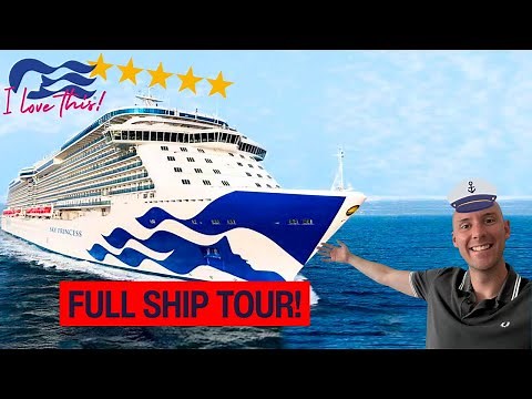 Sky Princess - A 2025 full deck by deck ship tour!