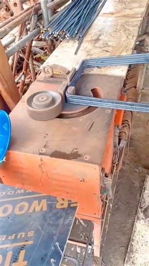 Bending steel reinforcement bars using electric bar bender machine tool