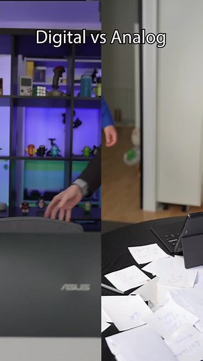3.5K views | Analog vs digital ☯ #insearchofincredible #tech #technology #technik #techtrends #electronics #technews #techy #instatech #laptoplifestyle #pcsetup #smarttech #techlover #techgeek #techie #produktivität | ASUS | Facebook
