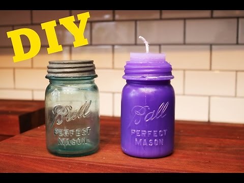 Make Vintage Bottle Candles | Advanced Candle Making Tutorial | DIY with Caitlin