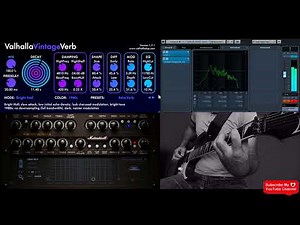 Valhalla Vintage Verb DSP Guitar Sound Demo Full Preset Review / Tube Amp Ultra 530 Mercuriall Clean