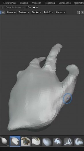 Sculpting a Hand in Blender | From blocky to bony