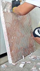 Satisfying Mosaic Marble Tile Cutting and Shaping Technique