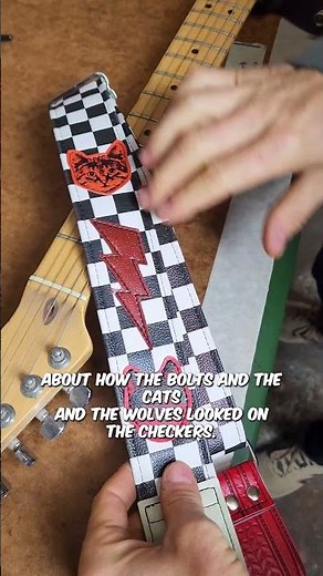 How to get a custom guitar strap from COUCH! #guitar #guitarstrap