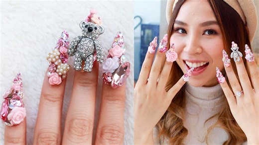 Unbelievable 3D nails: beauty redefined!