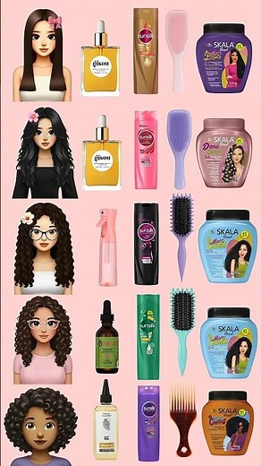 Haircare Routine for different hair types #haircare #hair #beauty #shorts #amazon