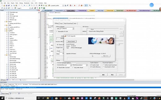 STlink驱动安装，keil设置，STlink程序烧录，重新上电运行20201027_185231
