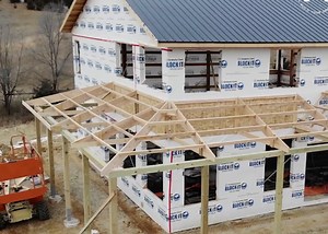 1.2M views · 20K reactions | Adding a PORCH to a Post Frame Build | MR Post Frame | Facebook