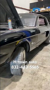 1966 mustang getting fully restored