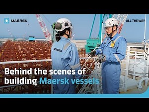 What does it take to build a nearly 50,000 tonnes container vessel?