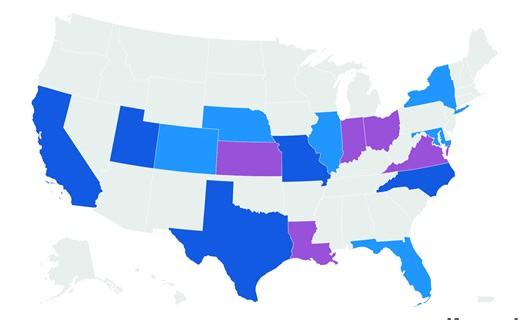 Redistricting map shows states planning major changes