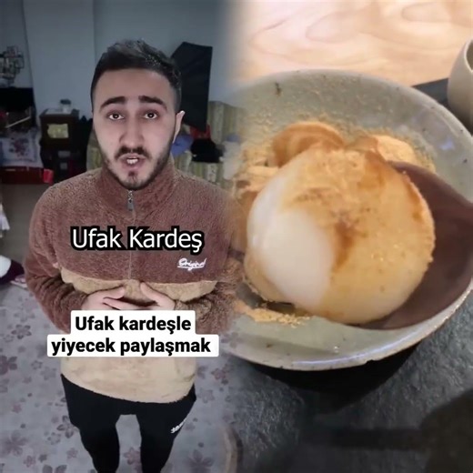 Ufak kardeşle yiyecek paylaşmak #shorts #keşfet