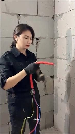 Professional Electrician Wiring Skills ⚡ | Clean Electrical Installation #Shorts